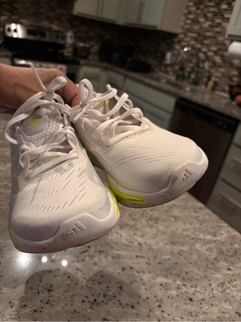 Adidas White Sneakers Sz 7